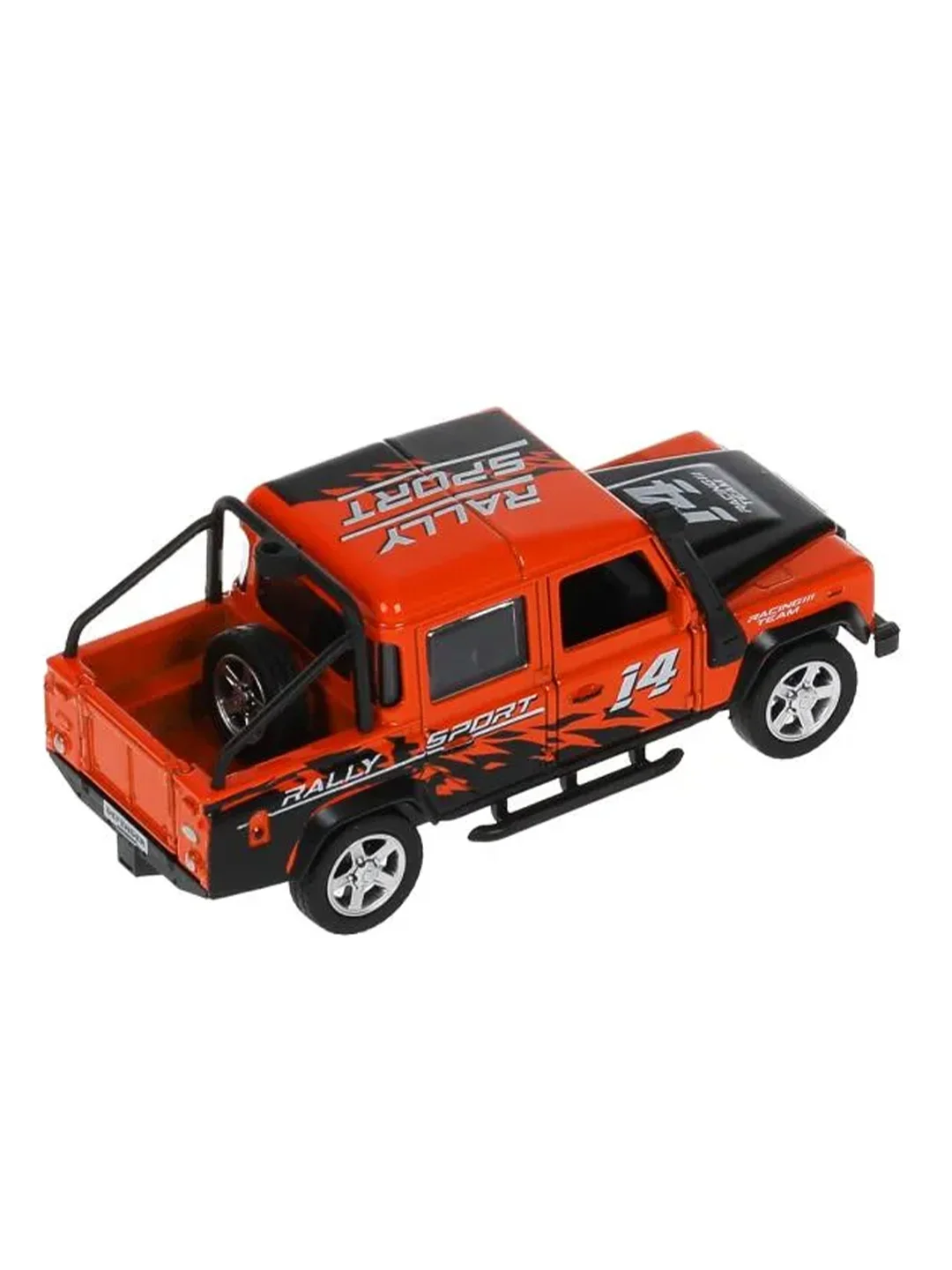 Металлическая модель Технопарк Land Rover Defender 110 Pickup, 12 см