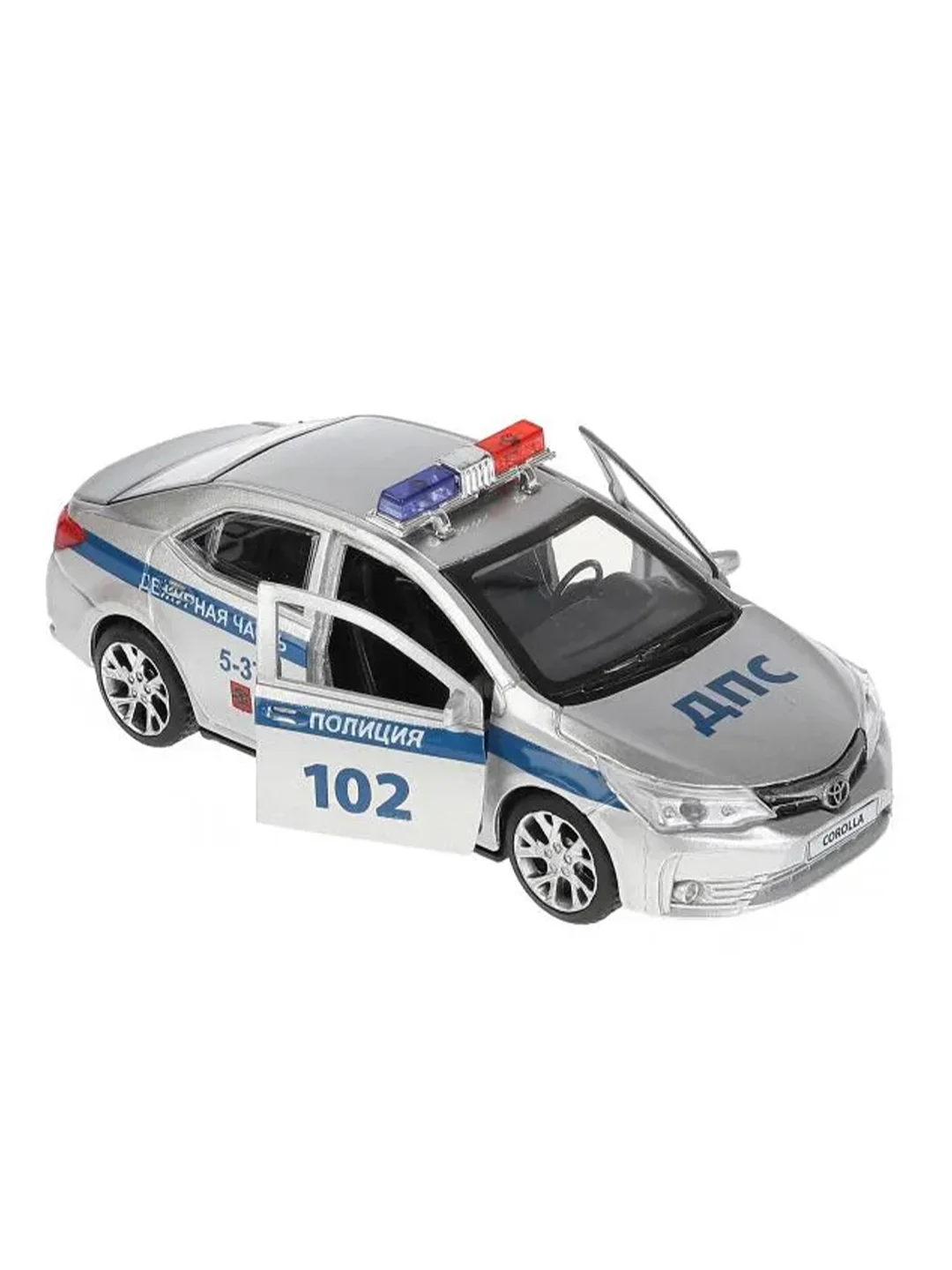Металлическая модель Технопарк Toyota Corolla. Полиция, 12 см