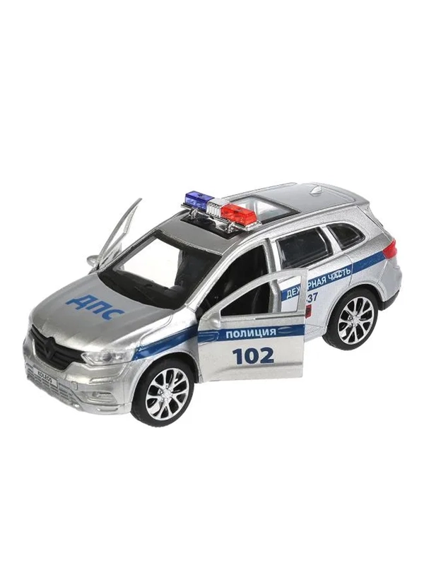 Машина металлическая Технопарк "Renault Koleos. Полиция", 12 см