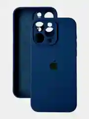 Темно-синий чехол iPhone, Айфон 11, 15, 14, 13, 12, Pro, Pro Max, Plus силиконовый