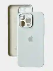 Белый чехол iPhone, Айфон 11, 15, 14, 13, 12, Pro, Pro Max, Plus силиконовый
