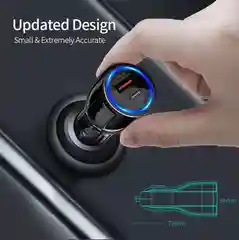 Автомобильное зарядное устройство в прикуриватель Type-C + USB, быстрая зарядка, 48В