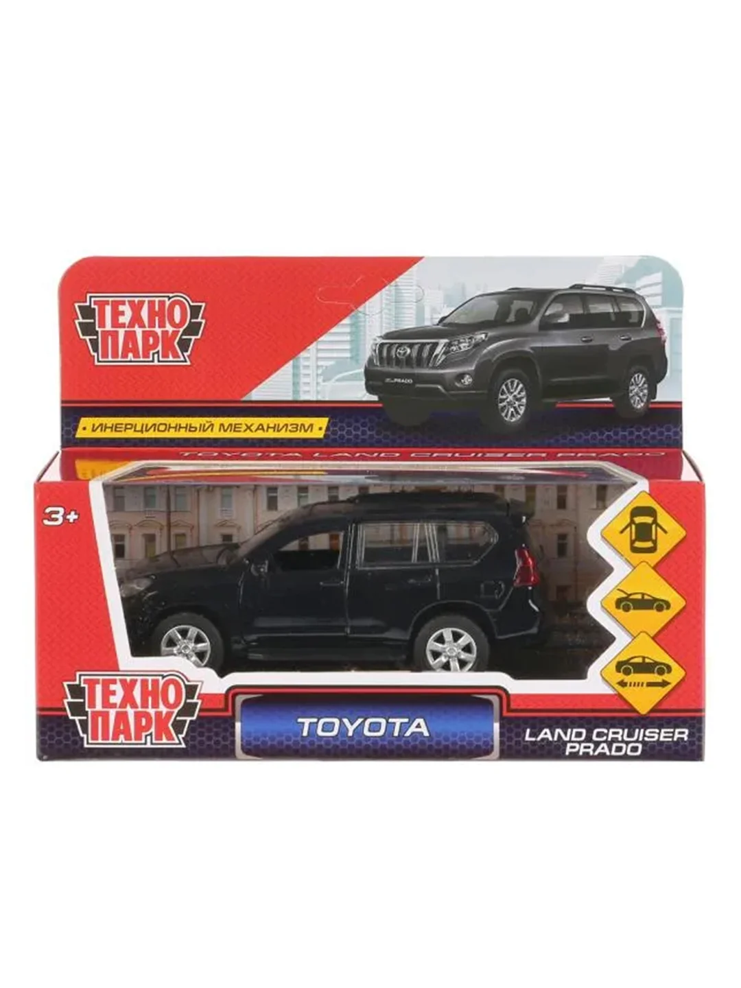 Машина металлическая Технопарк Toyota Prado, 12 х 4,7 х 4,5 см