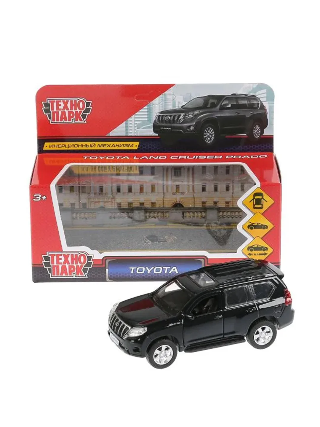 Машина металлическая Технопарк Toyota Prado, 12 х 4,7 х 4,5 см
