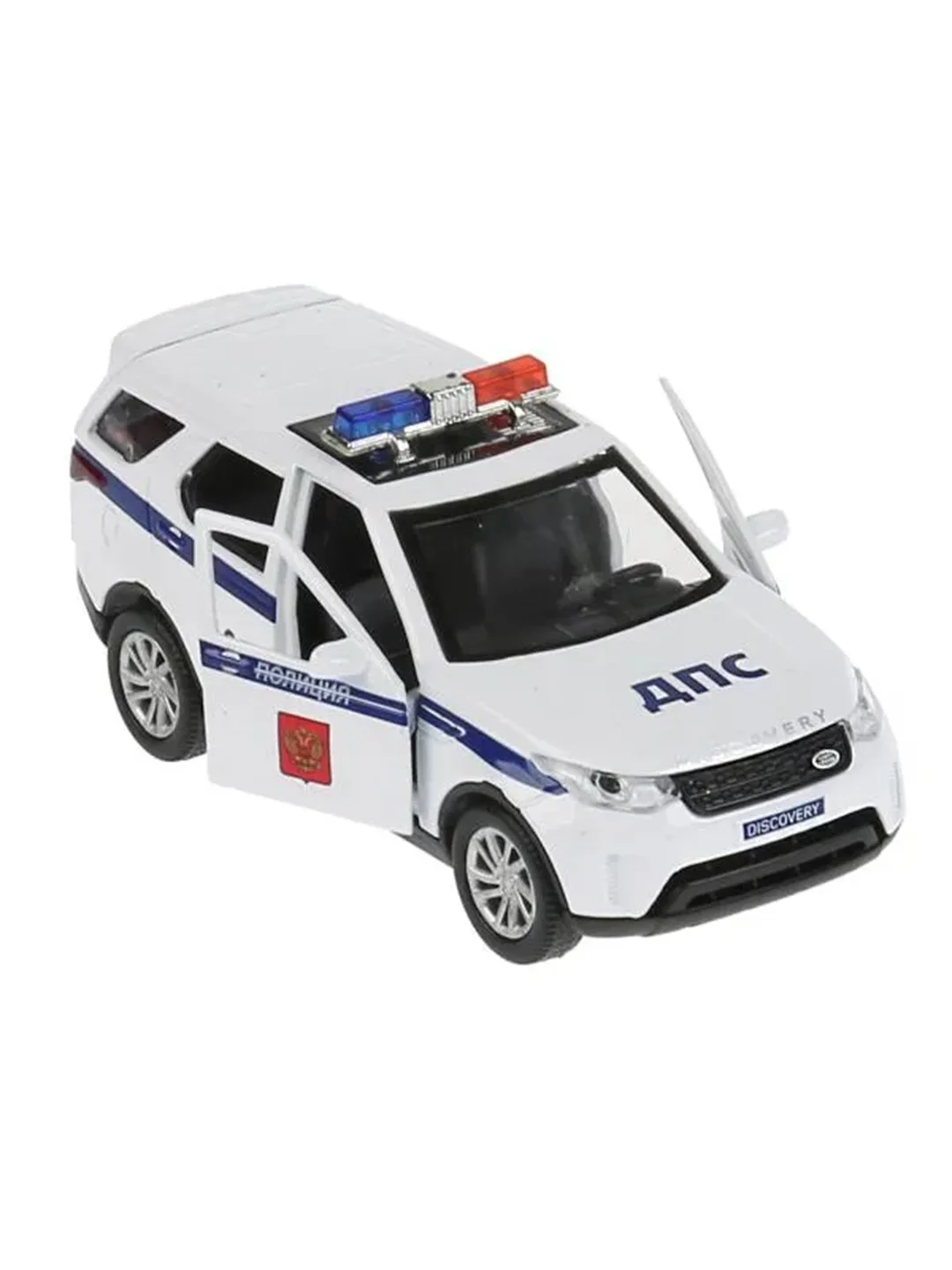 Металлическая модель Технопарк "Land Rover Discovery. Полиция", 12 см
