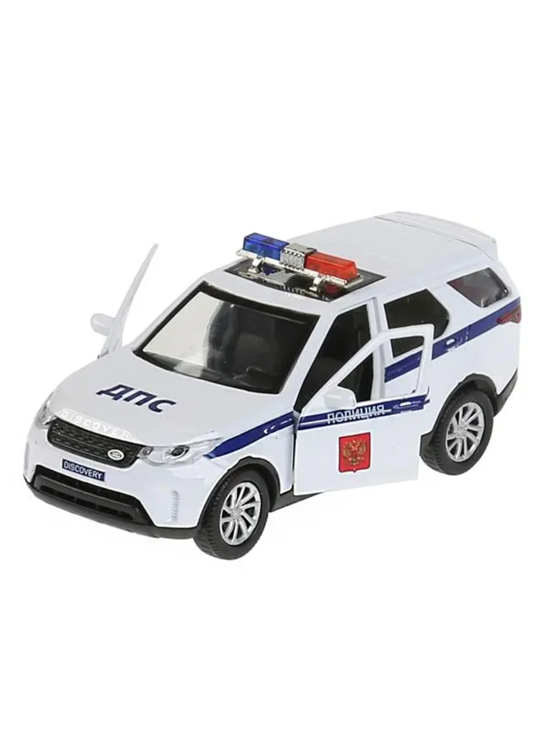 Металлическая модель Технопарк "Land Rover Discovery. Полиция", 12 см