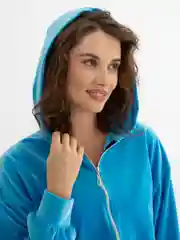 Синий женские костюмы из бамбука/ женские спортивные костюмы