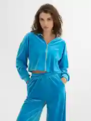 Синий женские костюмы из бамбука/ женские спортивные костюмы