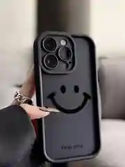 Черный чехол для iPhone 11 12 13 14 15 16 Pro Max XR Plus с принтом силиконовый айфон