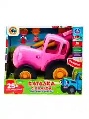 Развивающая игрушка-каталка УМКА Синий трактор, 23 х 20 х 10 см