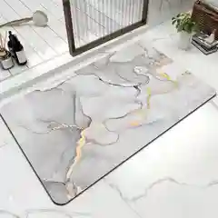 Коврик для ванной, туалета, коврик противоскользящий 50*80, безворсовый