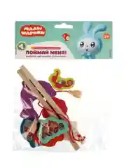 Деревянная игрушка-рыбалка Буратино "Малышарики", 2 удочки