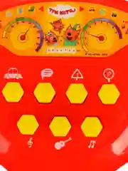 Музыкальный руль УМКА Три кота. Маленькие гонки, 20 x 20 х 2 см