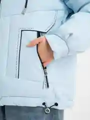 Ледяной куртка женская демисезонная, пуховик женский с карюшоном