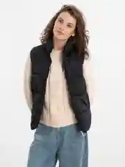 Черный женский жилет утеплённый Aloha