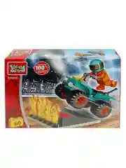 Игрушка Город мастеров Конструктор каскадёр на квадроцикле, 22 детали