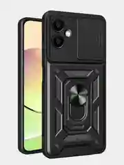 Черный чехол противоударный kick с защитой камеры для Samsung A06