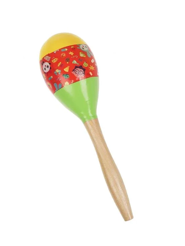 Деревянная игрушка Буратино "Малышарики. Маракас", 15х30х6 см
