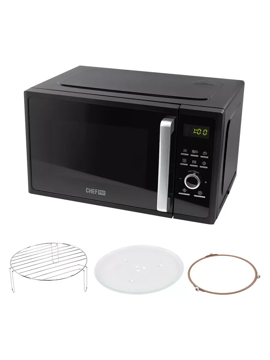 Черный микроволновая печь CHEF PRO CF-MW1954B / режим Гриль/ черный