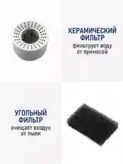 Серый увлажнитель воздуха с верхним заливом STINGRAY ST-HF500B карбон