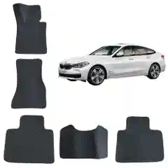 Автомобильные 3-D коврики EVA в салон для BMW 6 GT (G32) / БМВ 6 ГТ (4 поколение)