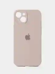 Бежевый меланж чехол на IPhone, Айфон 13, силиконовый