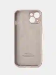 Бежевый меланж чехол на IPhone, Айфон 13, силиконовый