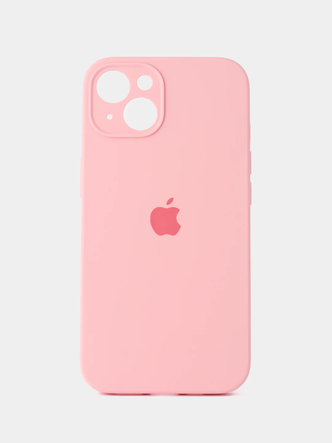 Розовый чехол на IPhone, Айфон 13, силиконовый