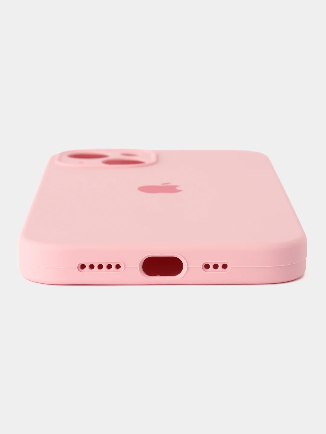 Розовый чехол на IPhone, Айфон 13, силиконовый