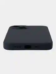Темно-синий чехол на IPhone, Айфон 13, силиконовый