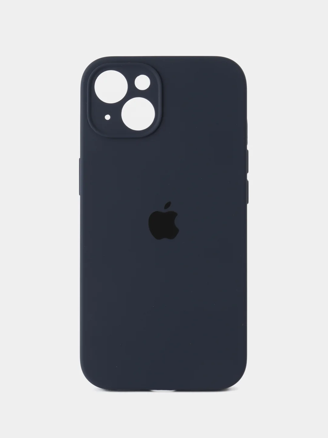 Темно-синий чехол на IPhone, Айфон 13, силиконовый