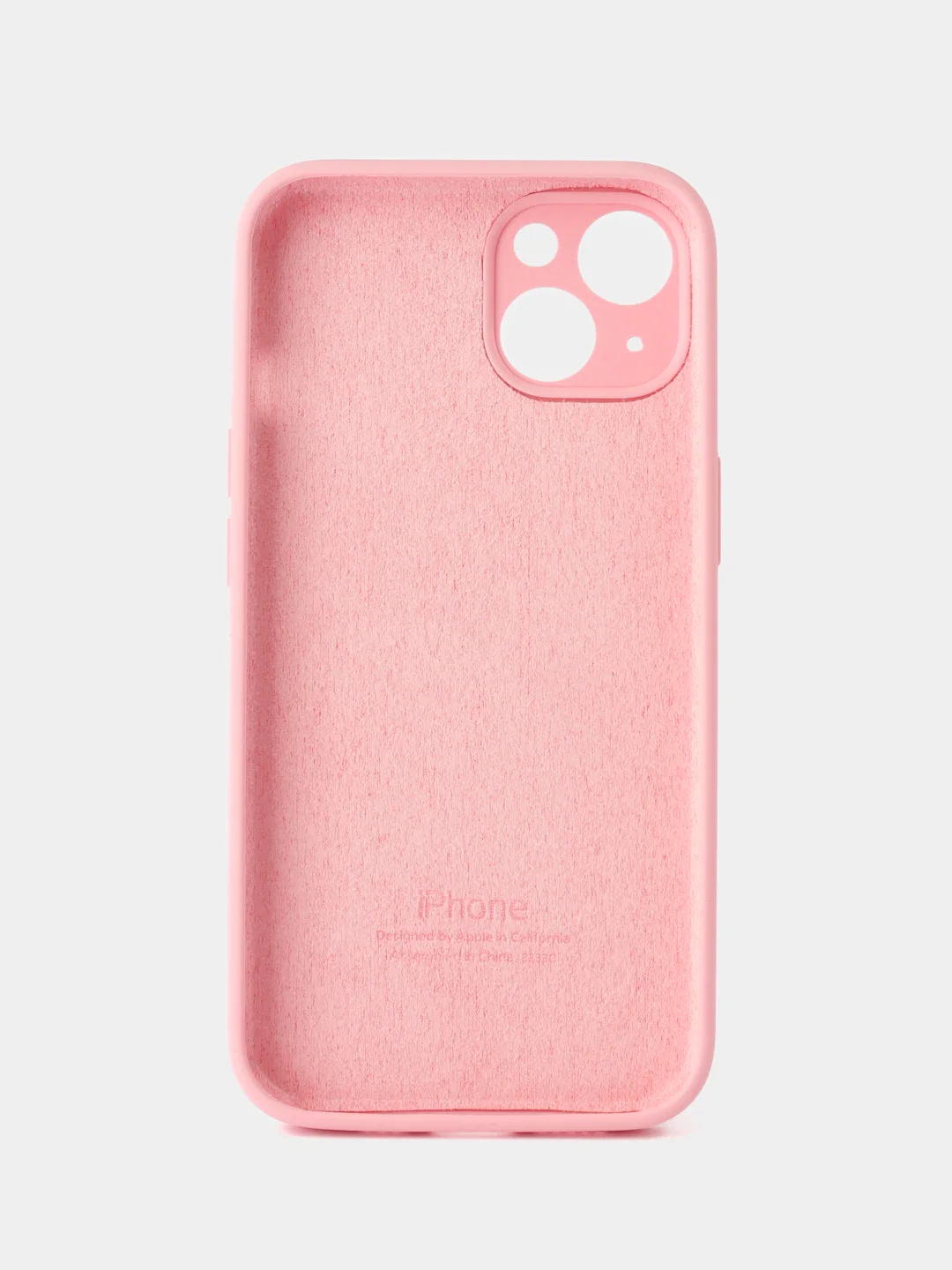 Розовый чехол на IPhone, Айфон 13, силиконовый