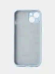 Светло-синий чехол на IPhone, Айфон 13, силиконовый