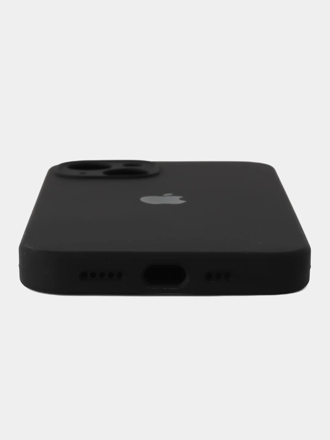 Черный чехол на IPhone, Айфон 13, силиконовый