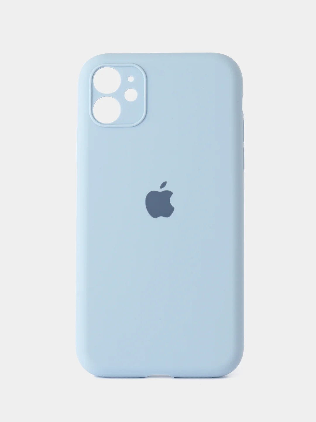 Светло-синий чехол iphone, Айфон 11 силиконовый