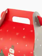 Алый новогодняя подарочная коробка 3ШТ. Merry Christmas, рождественские подарочные коробки