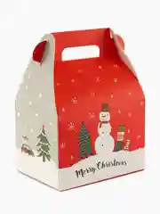 Алый новогодняя подарочная коробка 3ШТ. Merry Christmas, рождественские подарочные коробки