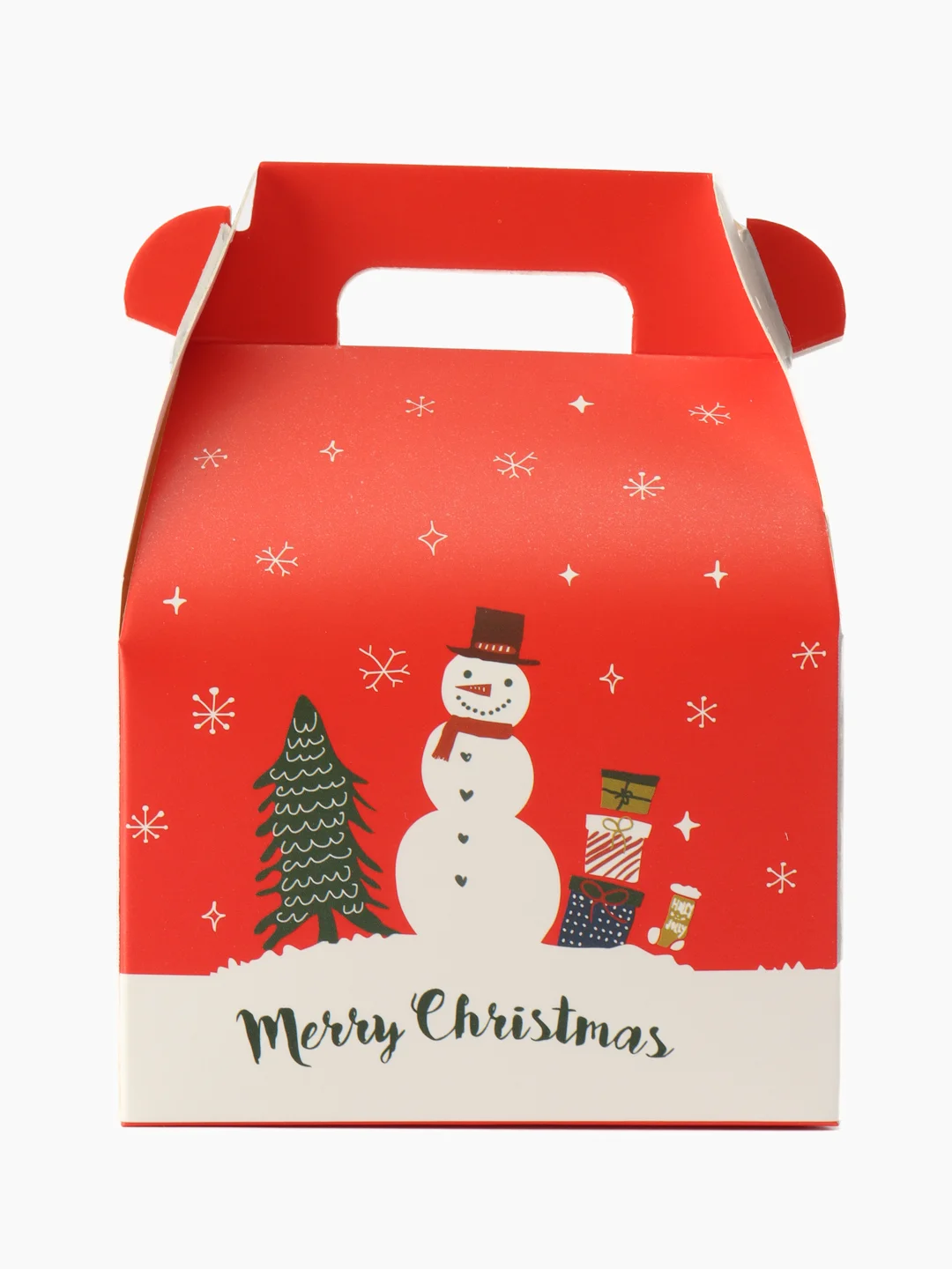 Алый новогодняя подарочная коробка 3ШТ. Merry Christmas, рождественские подарочные коробки