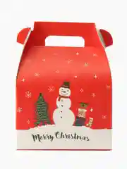 Алый новогодняя подарочная коробка 3ШТ. Merry Christmas, рождественские подарочные коробки