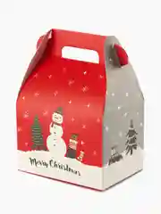 Алый новогодняя подарочная коробка 3ШТ. Merry Christmas, рождественские подарочные коробки