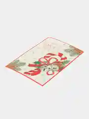 Кремовый открытки "С Новым Годом 2025" 10x15cm