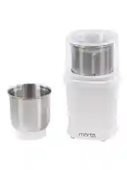 Белый кофемолка электрическая MARTA MT-CG2182B/ 350Вт/ объем 65 гр/ белый жемчуг