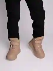 Бежевый ботинки для мальчиков зимние, 33-38
