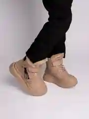 Бежевый ботинки для мальчиков зимние, 33-38