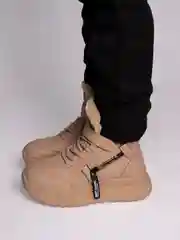 Бежевый ботинки для мальчиков зимние, 33-38