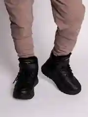 Черный ботинки для мальчиков зимние, 33-38