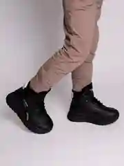 Черный ботинки для мальчиков зимние, 33-38