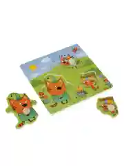 Деревянная игрушка-вкладыши ТМ Буратино Три кота. Веселая прогулка, 3+