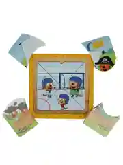 Деревянная игрушка Буратино "Три Кота", вкладыши многослойные