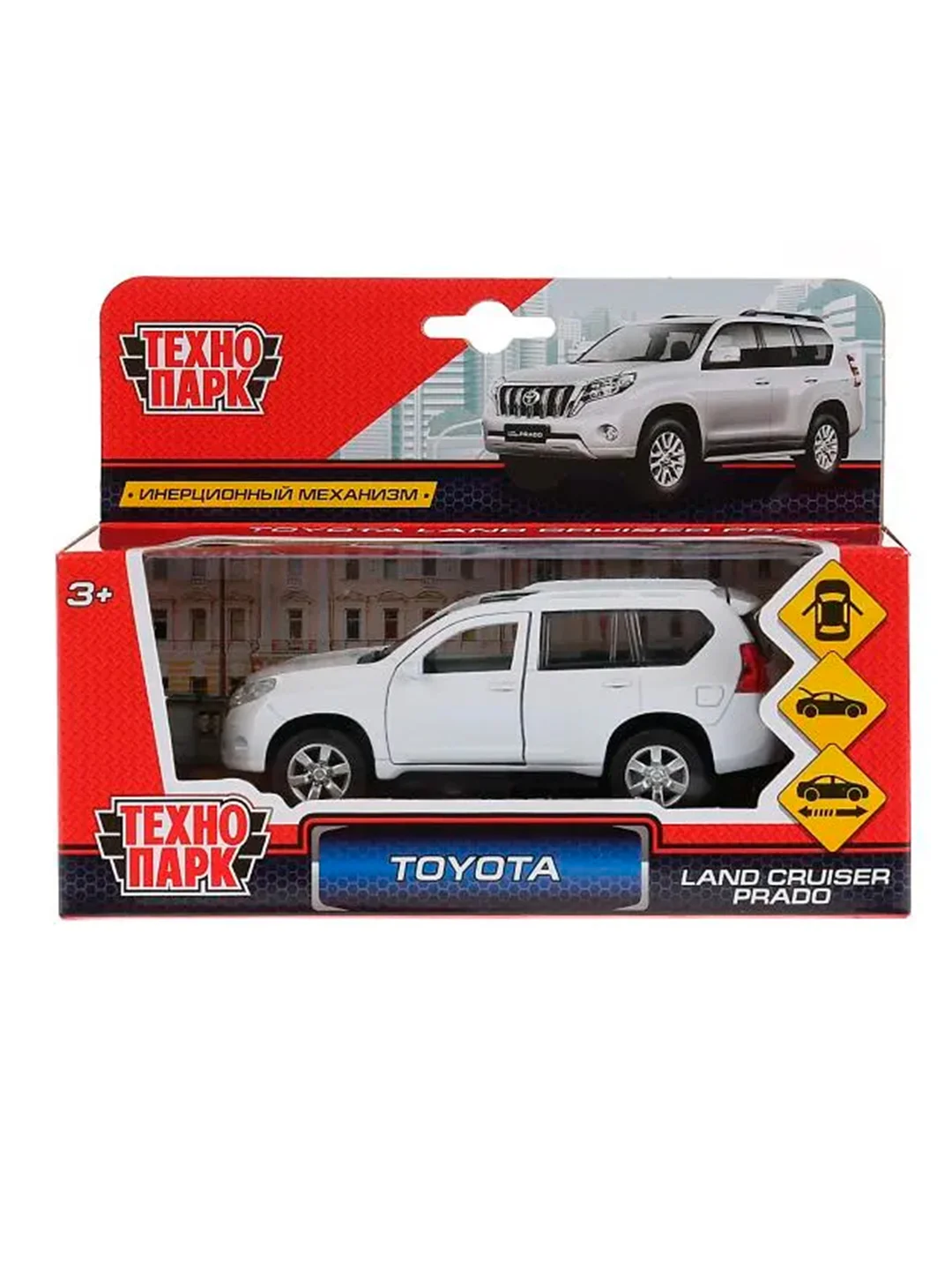 Машина металлическая Технопарк TOYOTA PRADO, длина 12 см